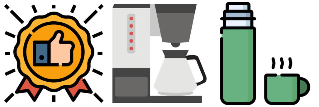 5 Bästa kaffebryggarna med termoskanna 2024