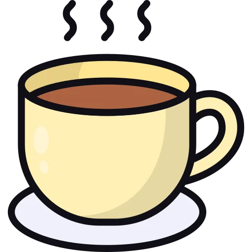 En gul kopp kaffe som är rätt doserad